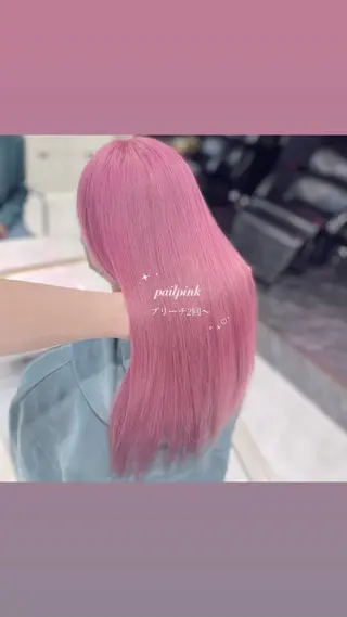 カラー 🎀ぷる艶ガーリー♡ サアヤ🐇♡のヘアスタイル