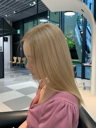 ロング 牧内 拓のヘアスタイル