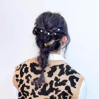 ミディアム カラー パーマ ヘアアレンジ メンズ キッズ マツエク・マツパ sara 荒井店のヘアスタイル