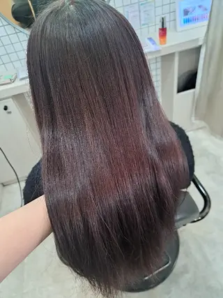ロング カラー 徳永 小想のヘアスタイル
