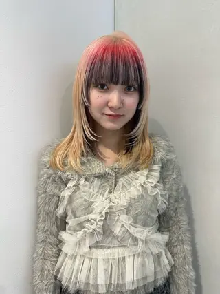 カラー ハイトーン/くすみ カラー seina★のヘアスタイル