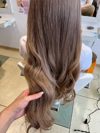 カラー 奈那美🌸 韓国ヘア🌸透明感のヘアスタイル