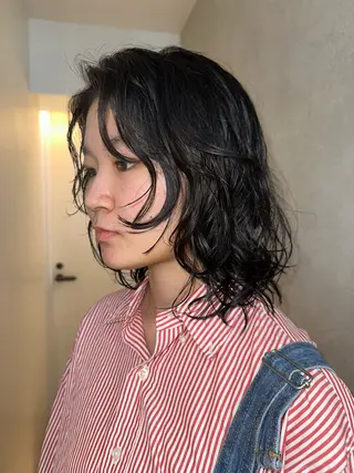 セミロング パーマ HARE &nail ☪️remiのヘアスタイル