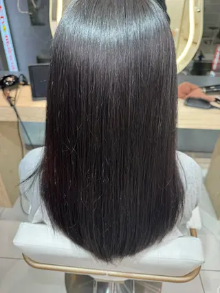 ロング 韓国レイヤー/ 顔まわり/西野和裕のヘアスタイル