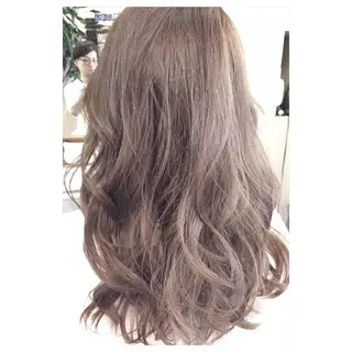 ロング カラー パーソナルカラー診断 できます　木曽　主博のヘアスタイル