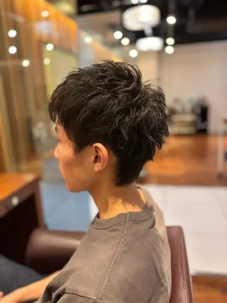 ショート メンズ 👑メンズパーマ/髪 質改善/鎌倉🐮のヘアスタイル