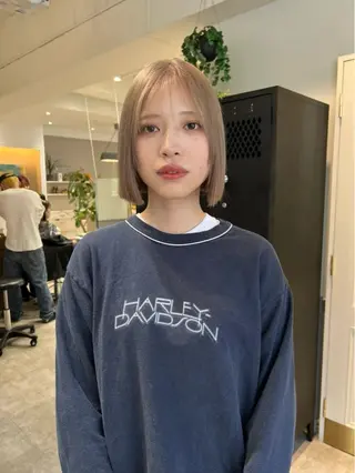 セミロング siki hinaのヘアスタイル