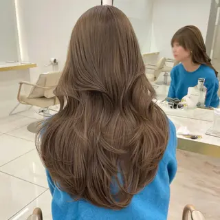 ロング カラー 三尾 拓優のヘアスタイル