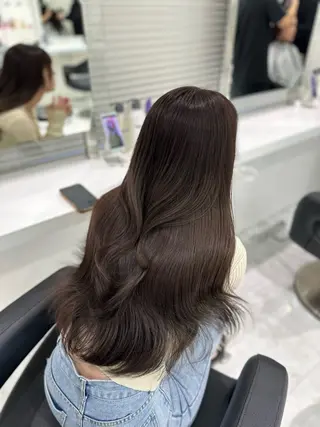 ミディアム カラー ♡上品韓国髪♡ブラ ウン/SAYATOのヘアスタイル