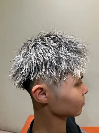 パーマ メンズ 理容室ラビッツ所属・宮本 さゆりのヘアスタイル