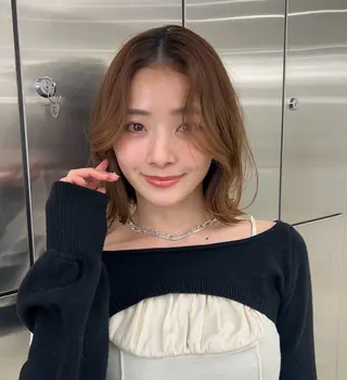 ショート YUKI🎀透明感 カラー/暗髪艶カラーのヘアスタイル