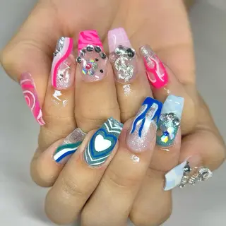 ネイル 【Yappy🌈】 💖P-tanaのネイルデザイン