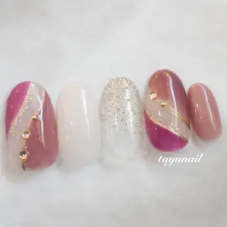ネイル ネイルサロン・ネイルスクール　たゆnail所属・ネイルサロン 【たゆnail】のネイルデザイン