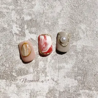 カラー ネイル Niconail ☆ 仙川/ Aiのネイルデザイン