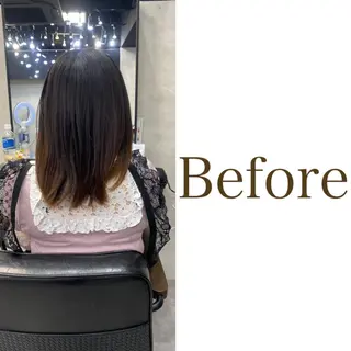 セミロング カラー ヘアアレンジ LAVENDIA Azabu所属・LAVENDIA 初音のヘアスタイル