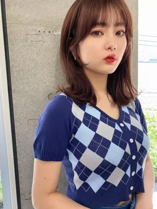 ミディアム カラー SALOWIN吉祥寺suite店所属・似合わせレイヤー 🇰🇷荒木洋文のヘアスタイル