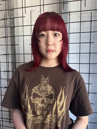 カラー AYANE 韓国ヘア /レイヤーカットのヘアスタイル