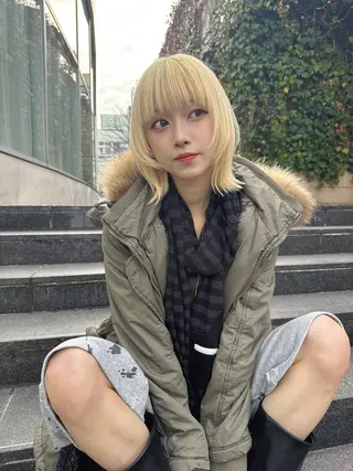 ミディアム カラー 💎透明感カラー特化 💎TAISEIのヘアスタイル