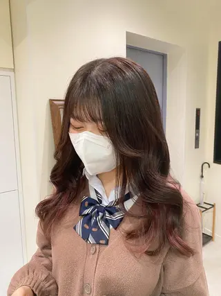 カラー 暖色カラー /ヘアアレンジ/花鈴のヘアスタイル