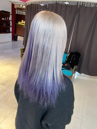 ロング カラー ヘアアレンジ ⚠️激安ブリーチで 後悔してる方へ⚠️のヘアスタイル