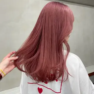 セミロング カラー 🍒暖色カラー🍒 渋谷/YUUのヘアスタイル