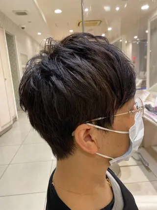 ショート 🔥パーマはお任せ！ 宮本純登🔥のヘアスタイル