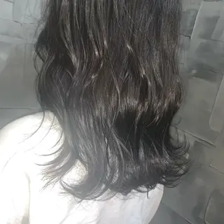 セミロング カラー HAIR SALON M Fes 池袋所属・韓国風艶髪✨ 高松静香☑️のヘアスタイル