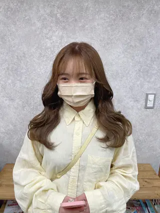 ロング カラー 高橋 みく/ minim 暖色のヘアスタイル