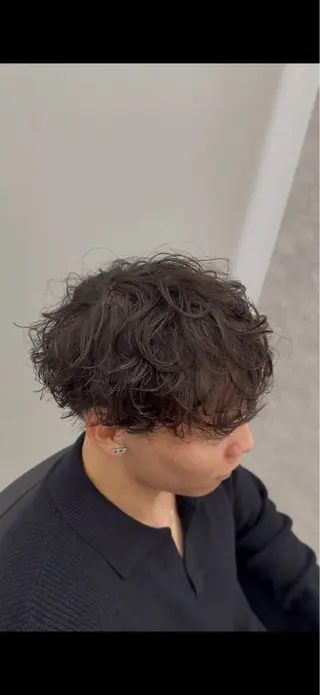 ショート ブリーチカラー/ ワンカラー/有馬琉翔のヘアスタイル