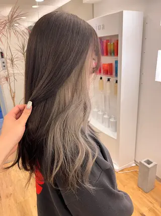 ロング カラー un.le.pont ルカ 🎨のヘアスタイル