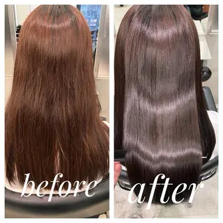 ロング カラー GOTODAY シェアサロン梅田NU茶屋町店所属・髪質改善/艶カラー 縮毛矯正/みほのヘアスタイル