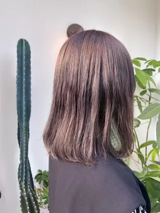 セミロング なかむら ゆきのヘアスタイル