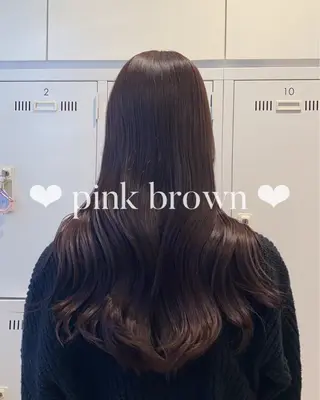 ロング カラー 𝐲𝐮𝐮𝐦𝐢 エクステ/ 艶カラーのヘアスタイル