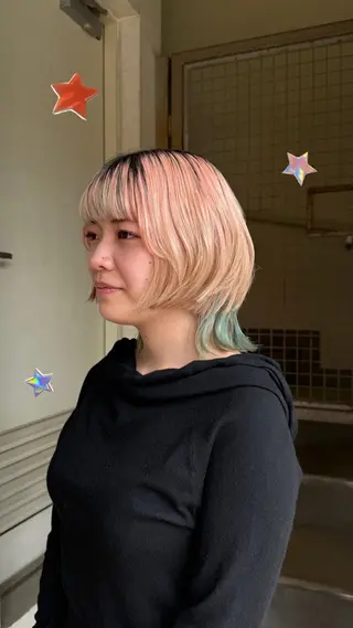 ミディアム カラーモデル募集 /kanaha໒꒱のヘアスタイル