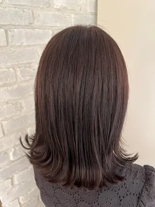 ロング ‪🤎艶感ベージュ/ ミルクティー‪🤎のヘアスタイル