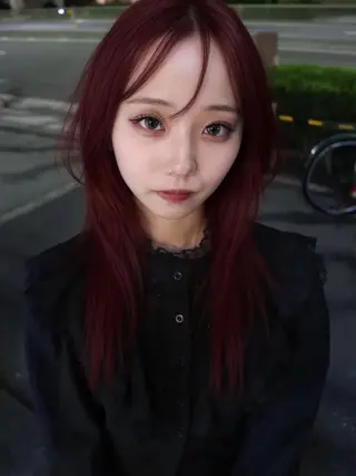 ロング カラー 🧡色落ちまで2度綺 麗なカラー🧡ヨシキのヘアスタイル