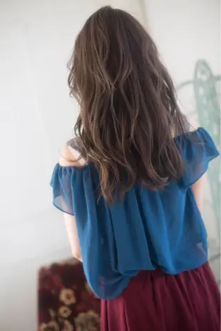 セミロング 🦋ミルクティーベー ジュ🦋mayukiのヘアスタイル