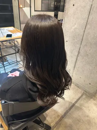 セミロング 髪質改善/縮毛矯正 新潟/レイヤー/有紗のヘアスタイル