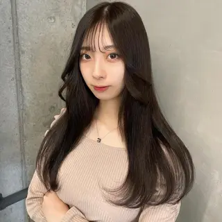 ロング カラー トレンドカラー🥣／ ヘアアレンジ✩.*˚のヘアスタイル