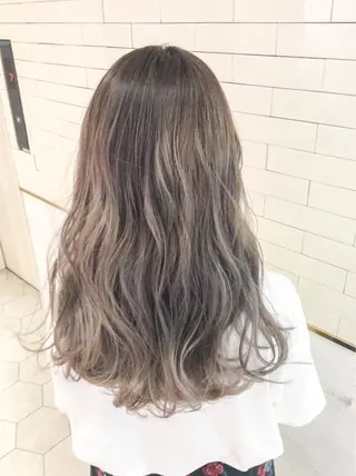 セミロング カラー レイヤーカット× 髪質改善たもりのヘアスタイル