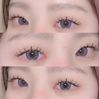 マツエク・マツパ 肌に馴染むハイトーン /ミルクティーカラーのヘアスタイル