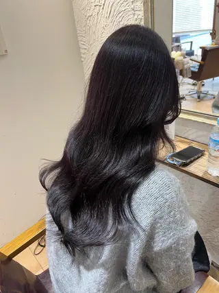 ロング カラー 🥀韓国ヘア🥀 宮津真菜のヘアスタイル