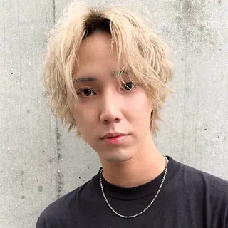 ショート カラー メンズ Masena(マセナ)所属・表参道メンズヘア ✂︎Masena✂︎のヘアスタイル