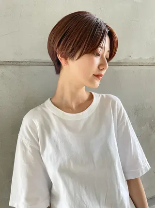 ショート カラー mood tatemachiのヘアスタイル