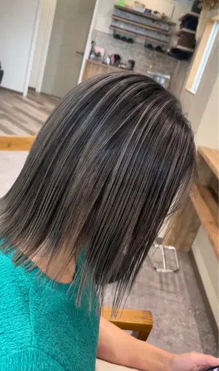 カラー ブリーチ/ストレート ダブルカラーtetoのヘアスタイル