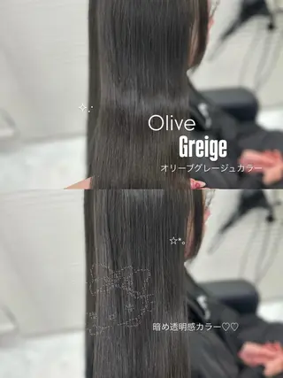 ロング カラー 上品モテヘア🩶 karen🩶のヘアスタイル