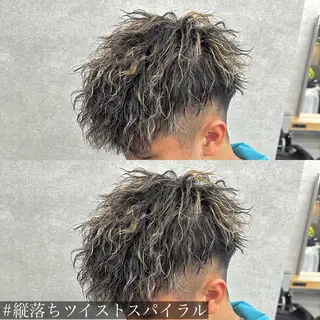ショート カラー パーマ ヘアアレンジ メンズ 🔥メンズパーマ🔥 菅原楓のヘアスタイル