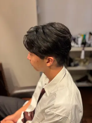 ショート メンズ 👑メンズパーマ/髪 質改善/鎌倉🐮のヘアスタイル