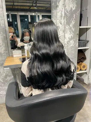 ロング カラー 艶髪/透明感🪽 DISCO🪽のヘアスタイル