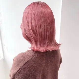 ミディアム カラー みう/仙台/暖色/ 艶髪/顔周りカット/のヘアスタイル